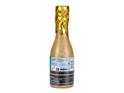 Konfettikanon Champagneflaska Guld