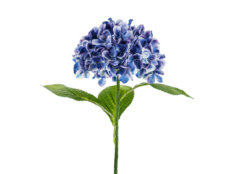 Konstgjord Blomma Premium Hortensia Blå