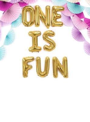 Bokstavsballong Guld