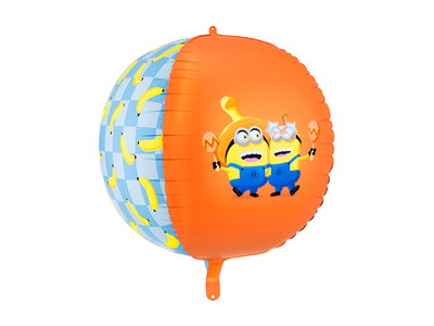 Folieballong Minions Rund
