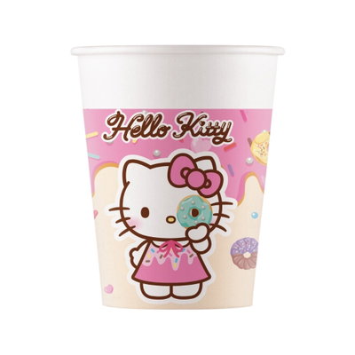 Pappmuggar Hello Kitty & Kuromi – 200 ml – 8-pack