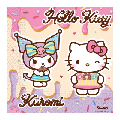 Servetter Hello Kitty & Kuromi – 20-pack