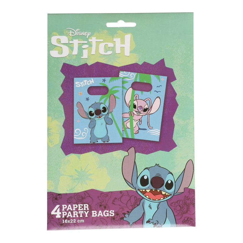 Kalaspåsar Stitch & Angel – 4-pack – detaljbild 1