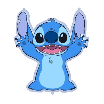 Folieballong Stitch – 76 × 88 cm