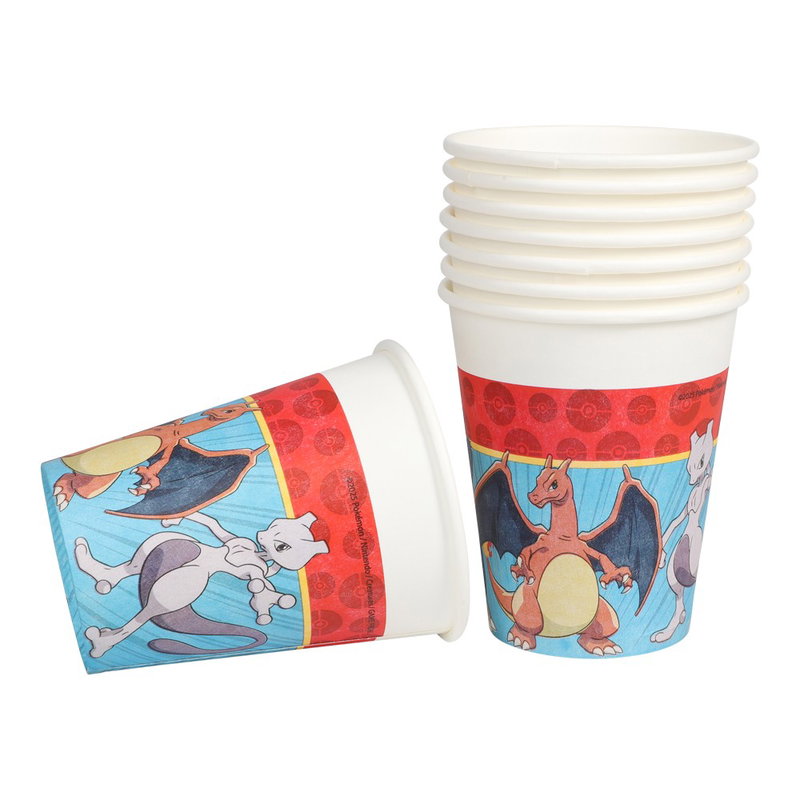 Pappmuggar Pokémon – 200 ml – 8-pack – detaljbild 1