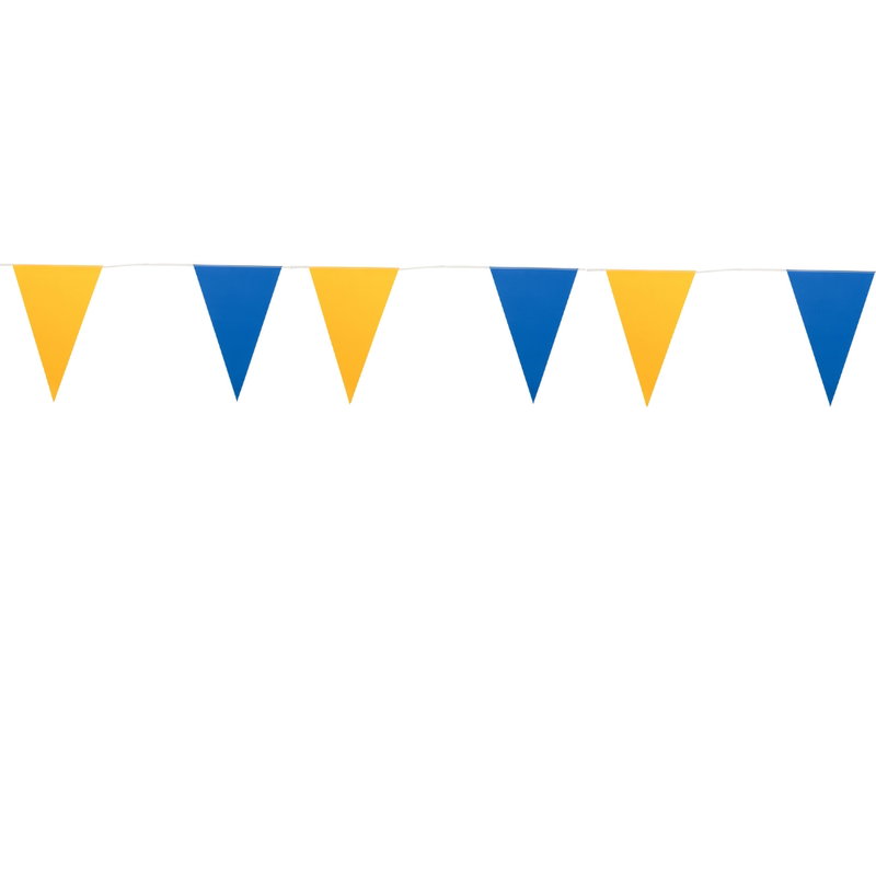 Flag Banner - Blå/Gul