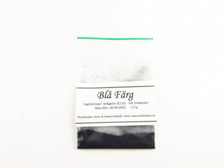 Livsmedelsfärg - Blå