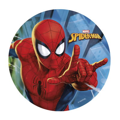 236098-DISCO COMESTIBLE TARTA SPIDER-MAN 20CM_1