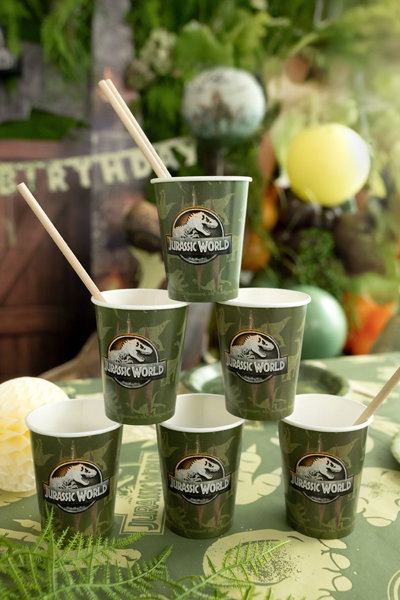Jurassic World Pappmuggar 6 pack