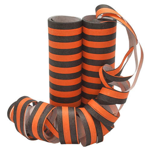 Serpentiner - Svart/Orange 2-pack