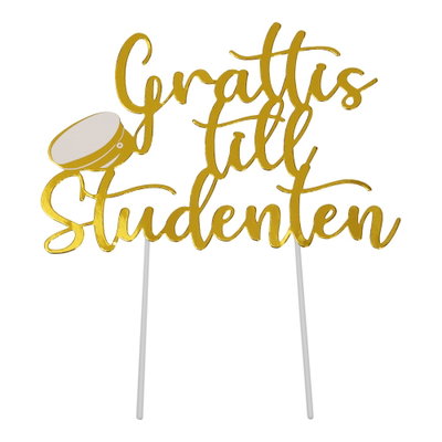 Cake Topper - Grattis till studenten