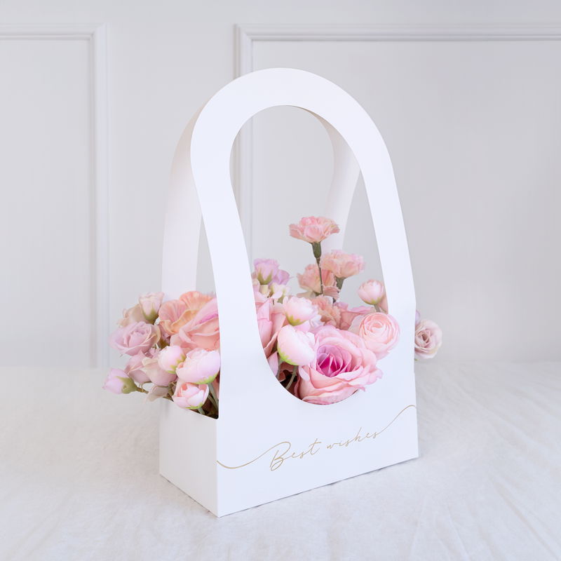Blomlåda Vit