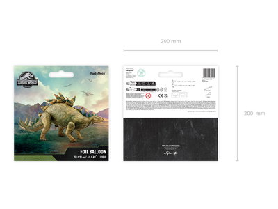 Folieballong Stående Stregosaurus Jurasic World