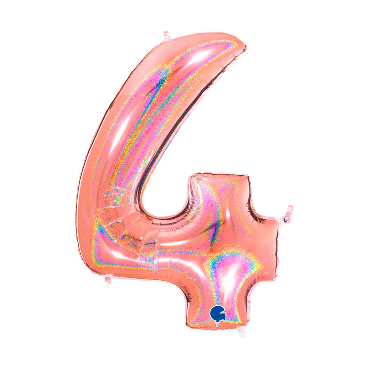 Sifferballong - Glitter rosé - 100 cm (4)
