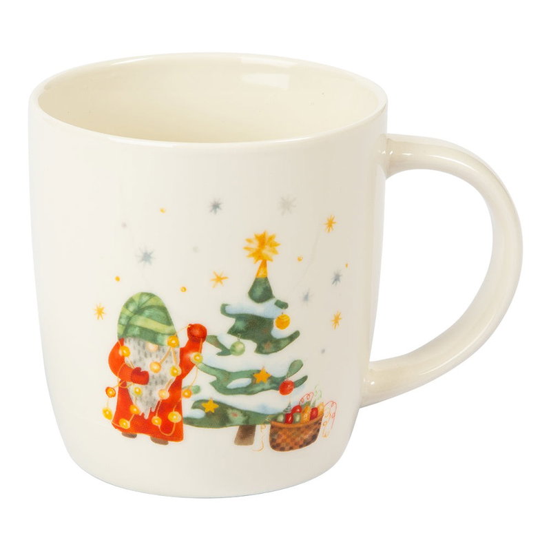 Hisab/Joker julmugg 84351 med tomte och julgran