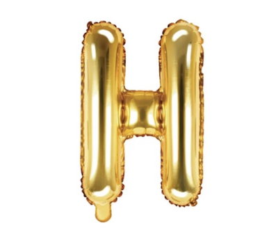 Bokstavsballong Guld