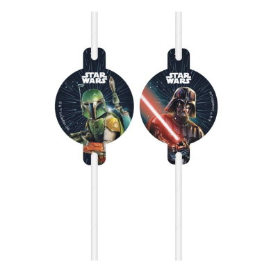 Papperssugrör Darth Vader – 4-pack – Star Wars Galaxy