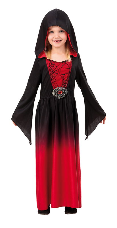 Halloweendräkt För Barn - Röd/svart