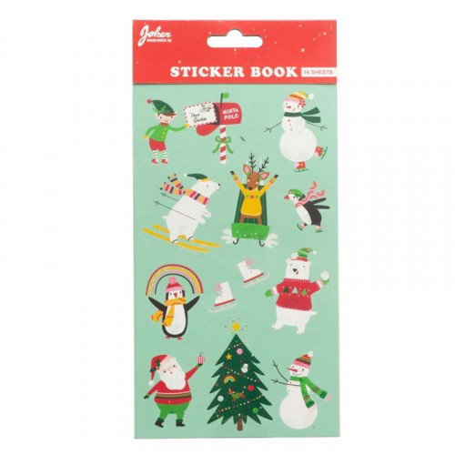 Julstickers i häfte – 16 ark