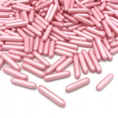 Happy Sprinkles - Strössel - Pink Rods Pearlescent - 90g