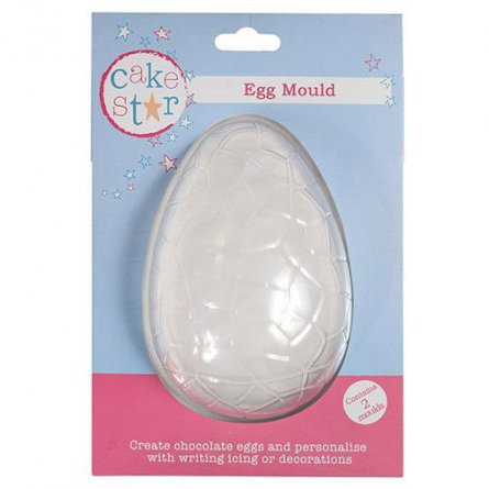 Cake Star Egg Mould i förpackning märkt med två halvformar