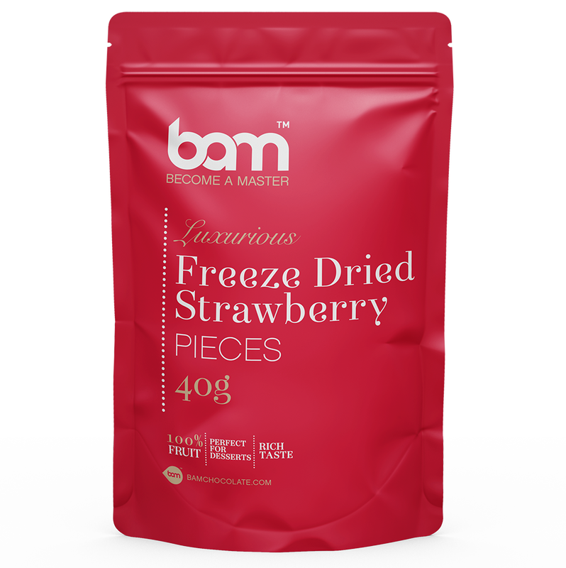 Frystorkade jordgubbar - BAM - 40g