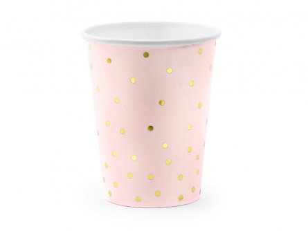 Pappmuggar - Dotty - Guldprickar