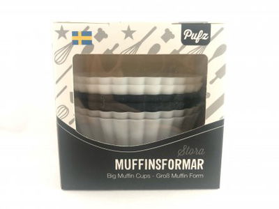 Stora Muffinsformar - Silikon - 6p - Pufz
