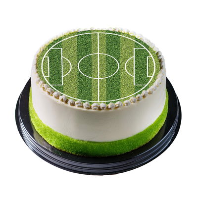 Fotbollsplan Tårtbild 20cm