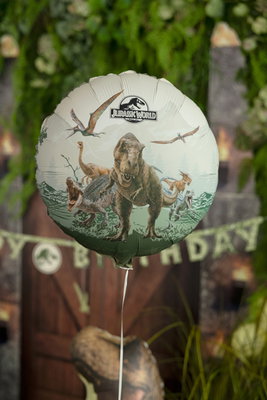 Rund Folieballong Jurassic World