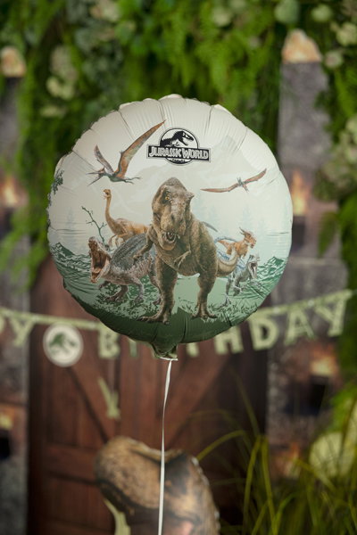 Rund Folieballong Jurassic World