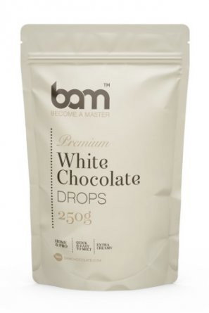 Vit choklad - Chokladknappar - BAM - 250g