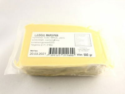 Marsipan - Örebro Bagerivaror - Ljusgul 500gr