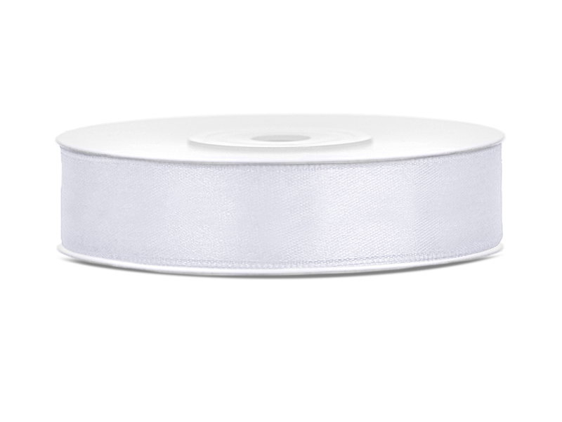 Satinband Vit