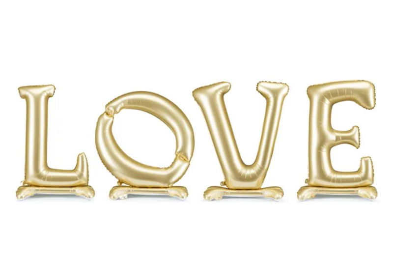 Love Ballong Guld