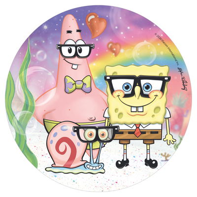 160160-DISCO OBLEA TARTA BOB ESPONJA GAFAS 20CM_1