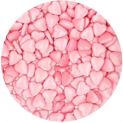 Strössel - Rosa hjärtan - FunCakes - 80g