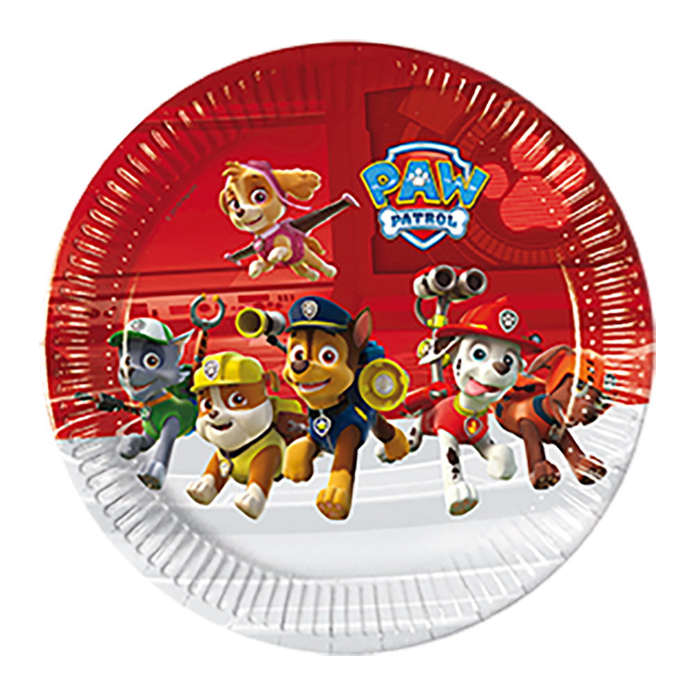 Papptallrikar - Paw Patrol