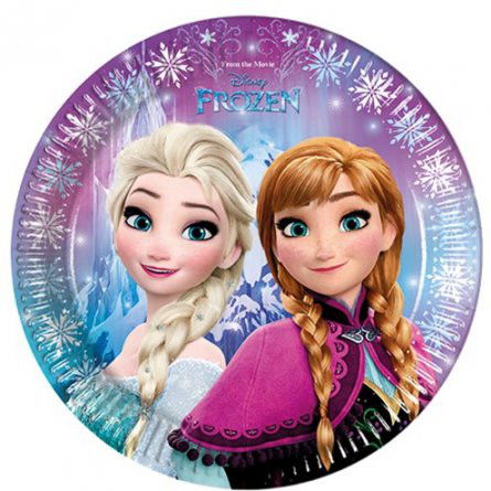 Papptallrikar - Disney - Frozen