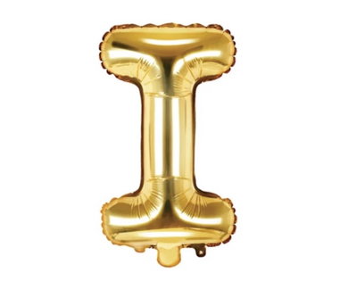 Bokstavsballong Guld