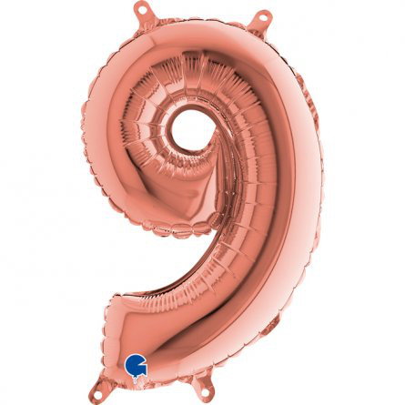 Sifferballong - Roséguld - 35 cm (9)