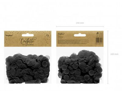 Konfetti - Papper - Svart*