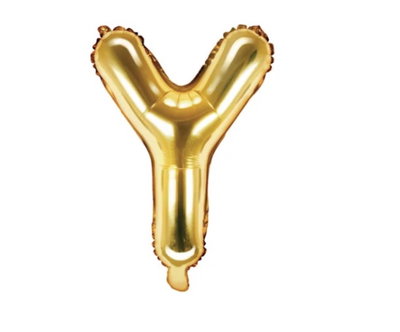 Bokstavsballong Guld