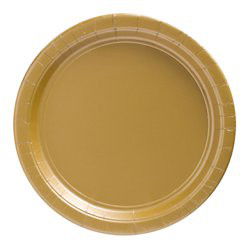 Papptallrikar - Guld**