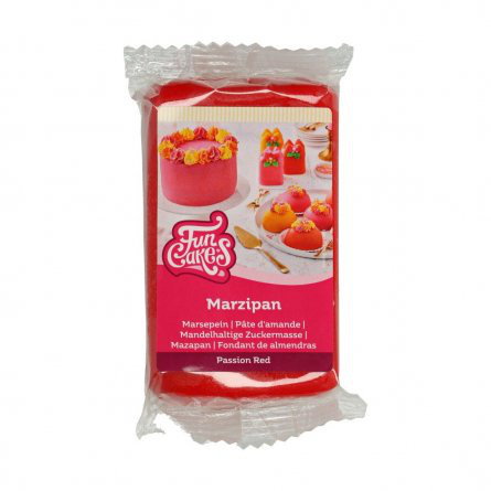 Marsipan - Passion Red - FunCakes - 250g