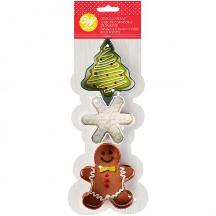 Utstickare - Julformer - Set om 3