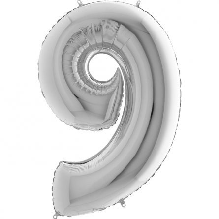 Sifferballong - Silver- 100 cm (9)