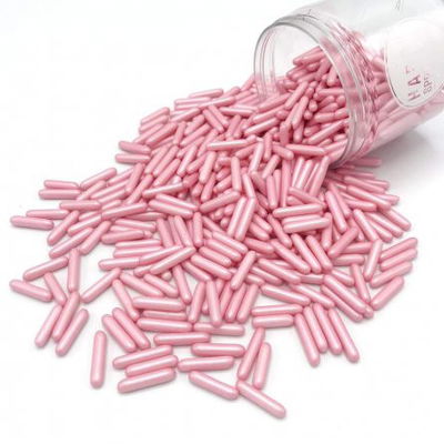 Happy Sprinkles - Strössel - Pink Rods Pearlescent - 90g