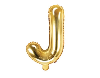 Bokstavsballong Guld