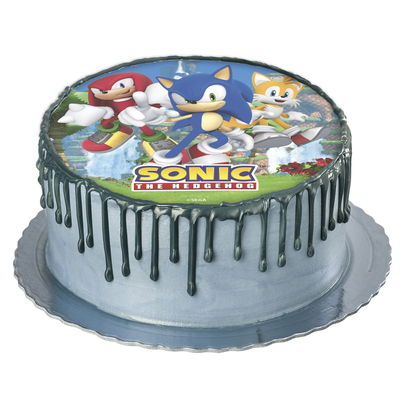 Tårtbild Sonic 20cm
